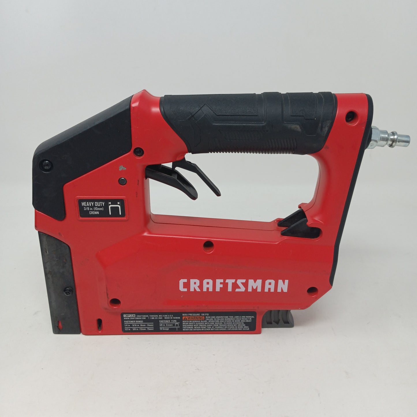 Craftsman Finish Brad Staple Nailer 16ga, & 18ga, CMPFN16SB, CMPBN18SB, CMPCS38