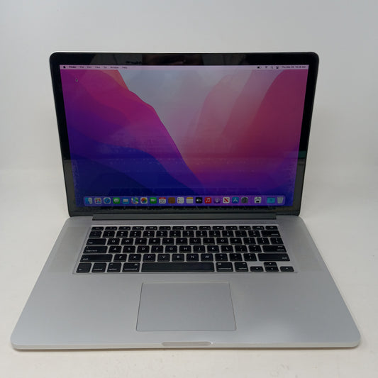 2015 Apple MacBook Pro 15" i7 2.2GHz 16GB RAM 256GB SSD Silver A1398
