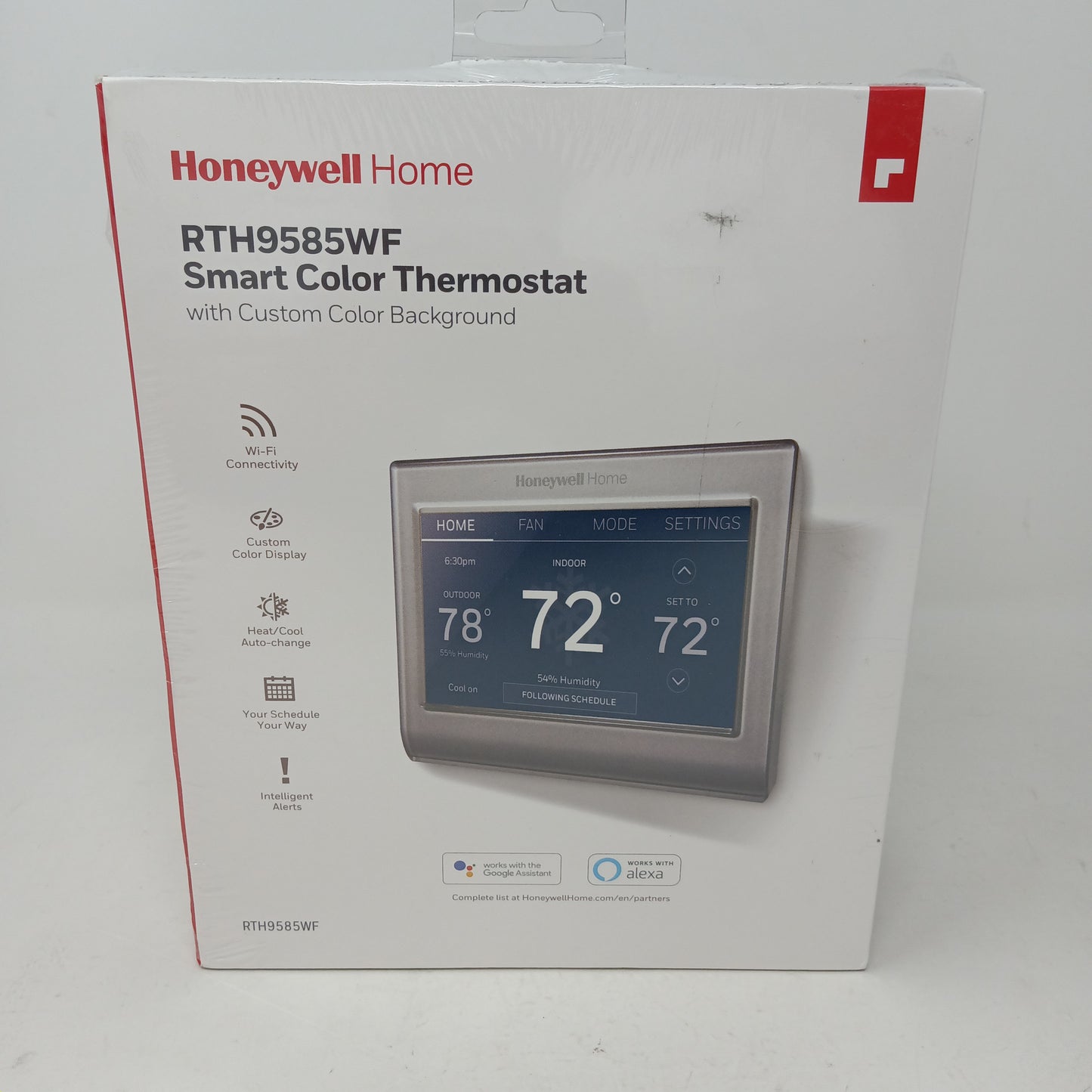NEW Honeywell Home RTH9585WF Smart Color Thermostat Wi-Fi Touchscreen