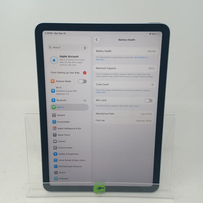 WiFi Only Apple iPad Air 11" M3 128GB Blue MC9X4LL/A