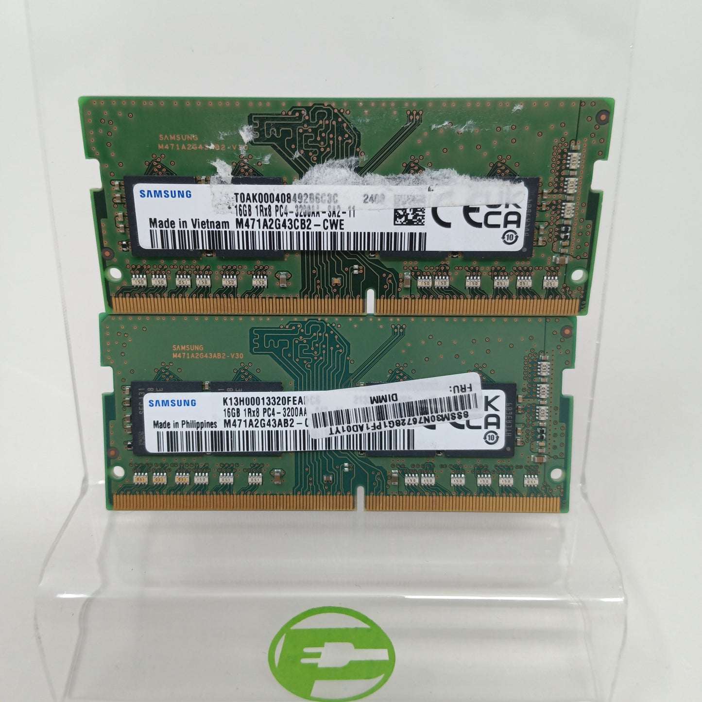 Samsung 32GB (2x16GB) RAM DDR4 3200MHz PH M471A2G43AB2-CWE 2133