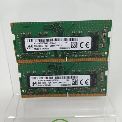 Micron  1901 16GB (2x8GB) RAM DDR4 2666MHz MTA8ATF1G64HZ-2G6E1 901