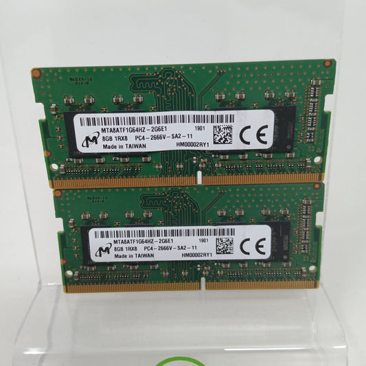 Micron  1901 16GB (2x8GB) RAM DDR4 2666MHz MTA8ATF1G64HZ-2G6E1 901