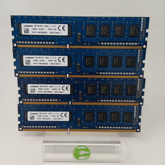 Lot Of 4 Kingston 4GB 1Rx8 DDR3 KP4TF-PSBS18166RURC