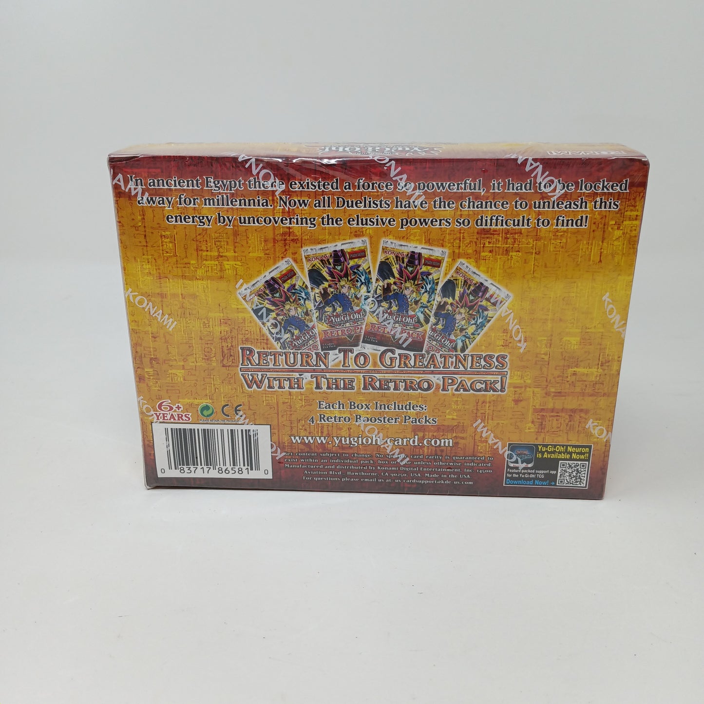 New  Yu-Gi-Oh Retro Pack 1 Mini Box Reprint English