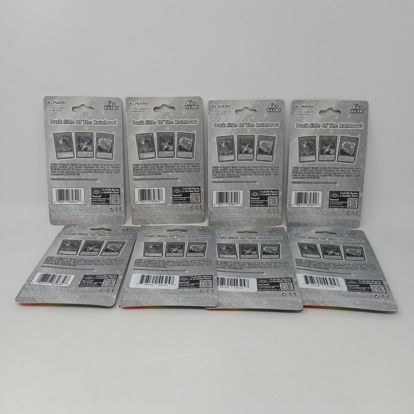New Sealed Lot Of 8 Yu-Gi-Oh  Crystal Revenge Blister Packs