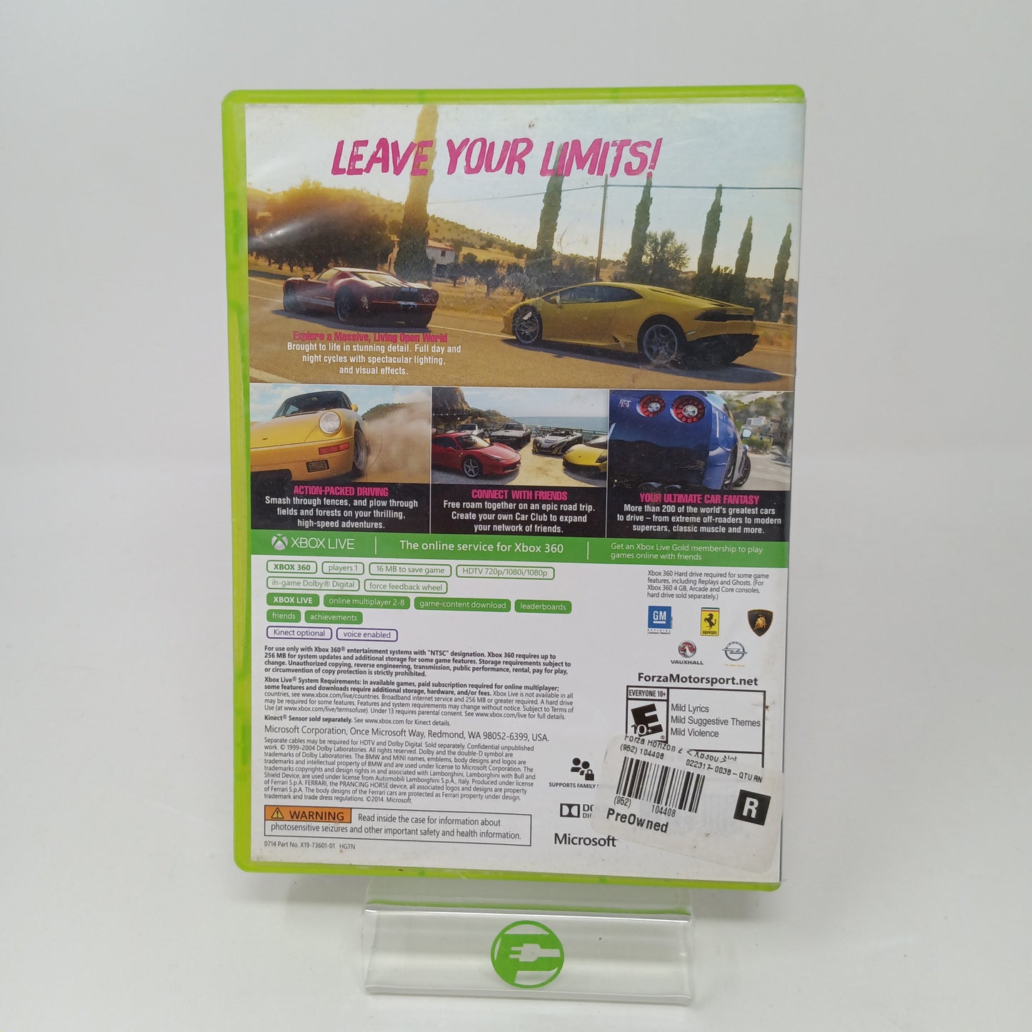 Forza Horizon 2 (Microsoft Xbox 360, 2014)