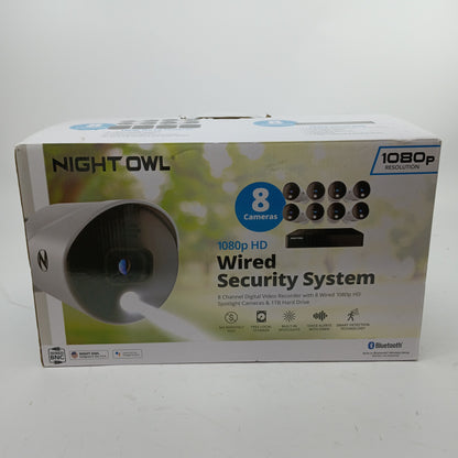 Broken Night Owl 8 Camera1080p Wired Security System with 1TB DVR