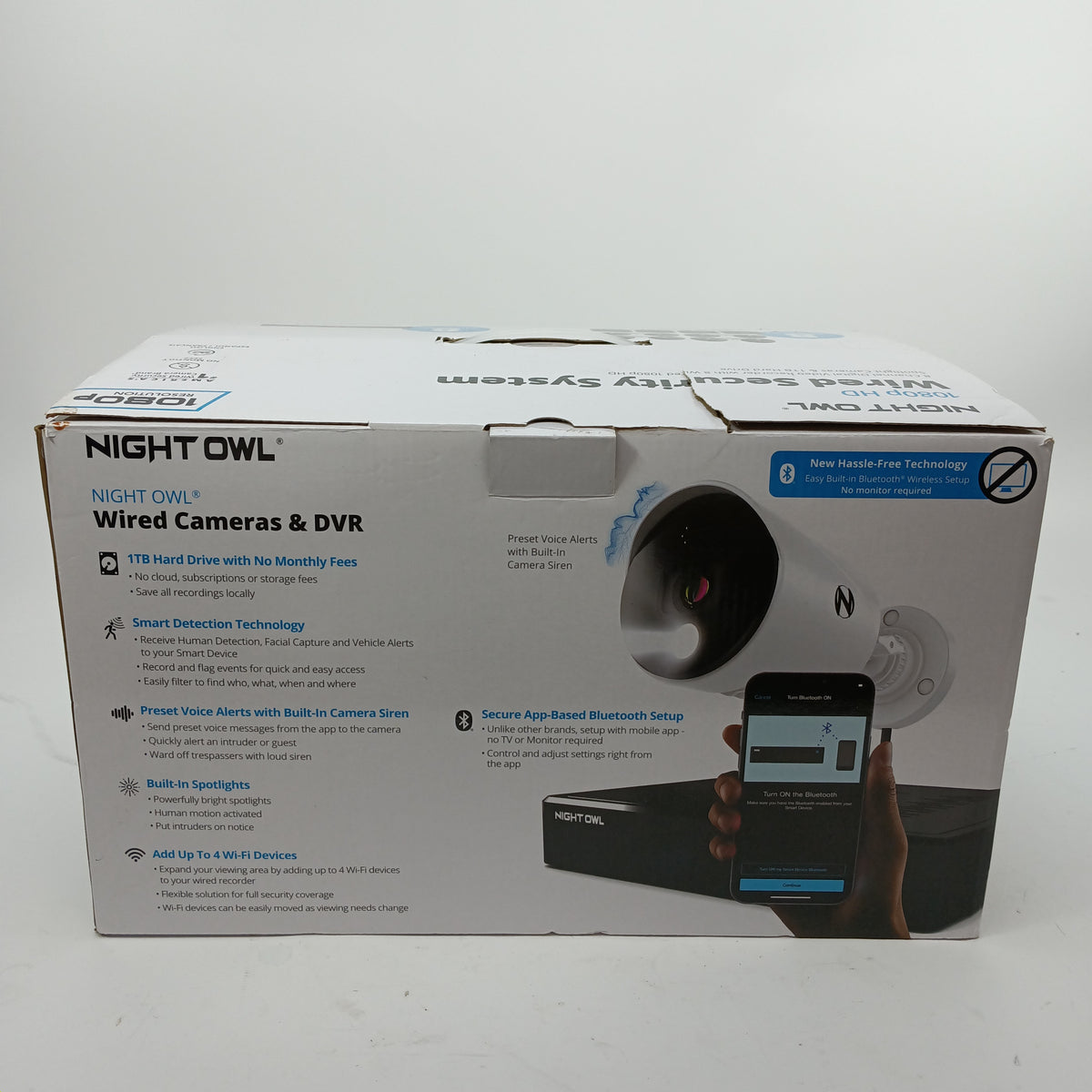 Broken Night Owl 8 Camera1080p Wired Security System with 1TB DVR
