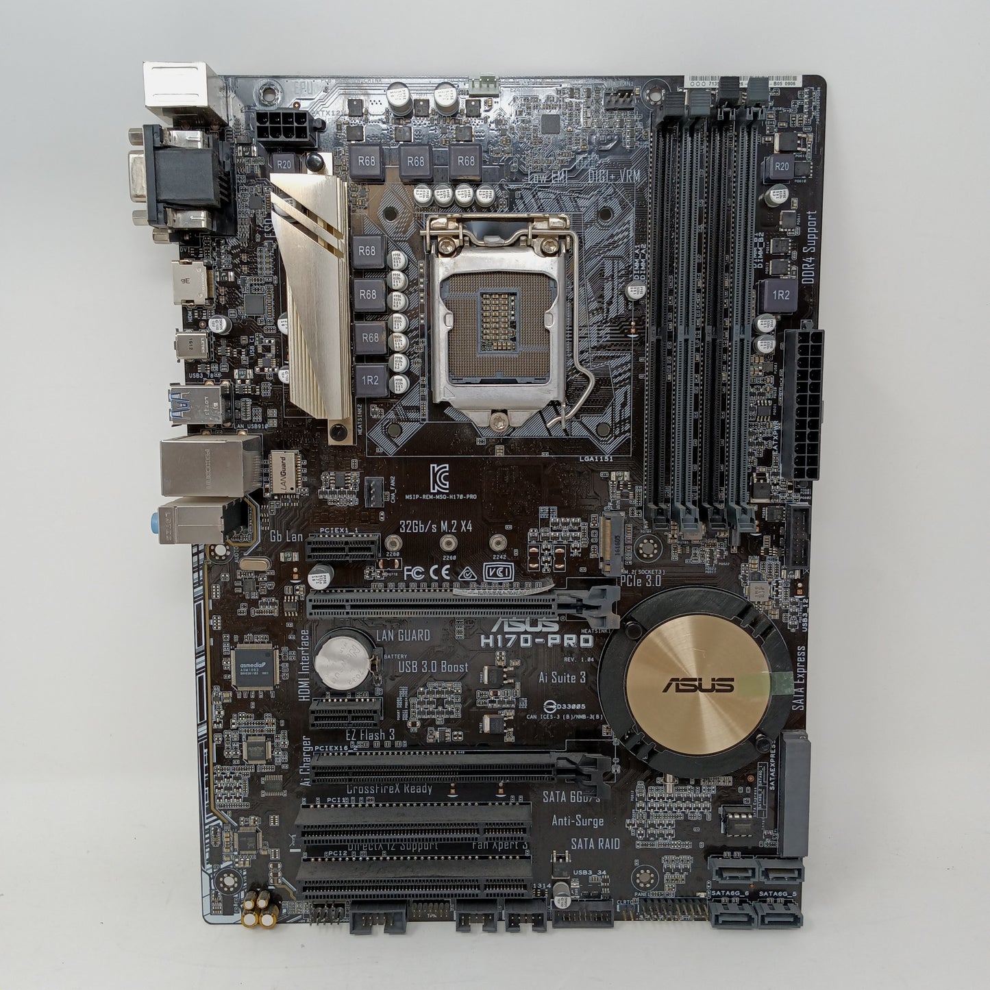 Asus H170-Pro LGA 1151 ATX DDR4 Motherboard