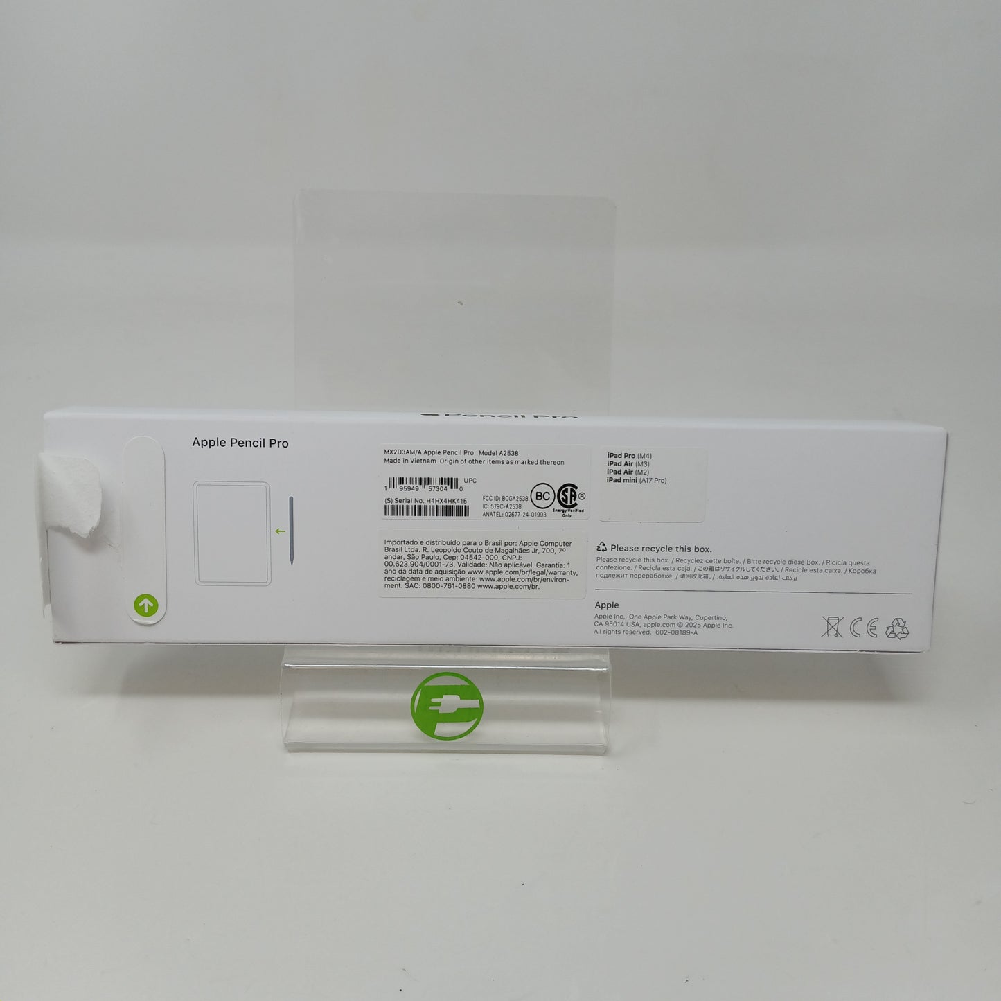 Apple Pencil Pro Smart Pencil Stylus White MX2D3AM/A