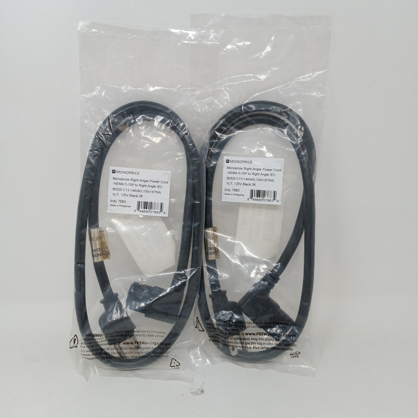 New Monoprice Power Cord 20PX08 Cord