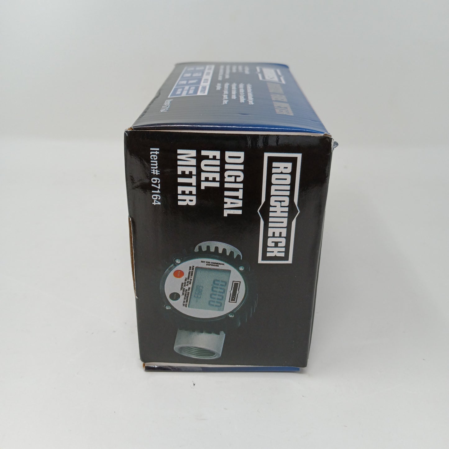 New Roughneck 67164 Digital Fuel Meter 1" NPT 1-30 GPM 150 PSI Diesel Gas Water