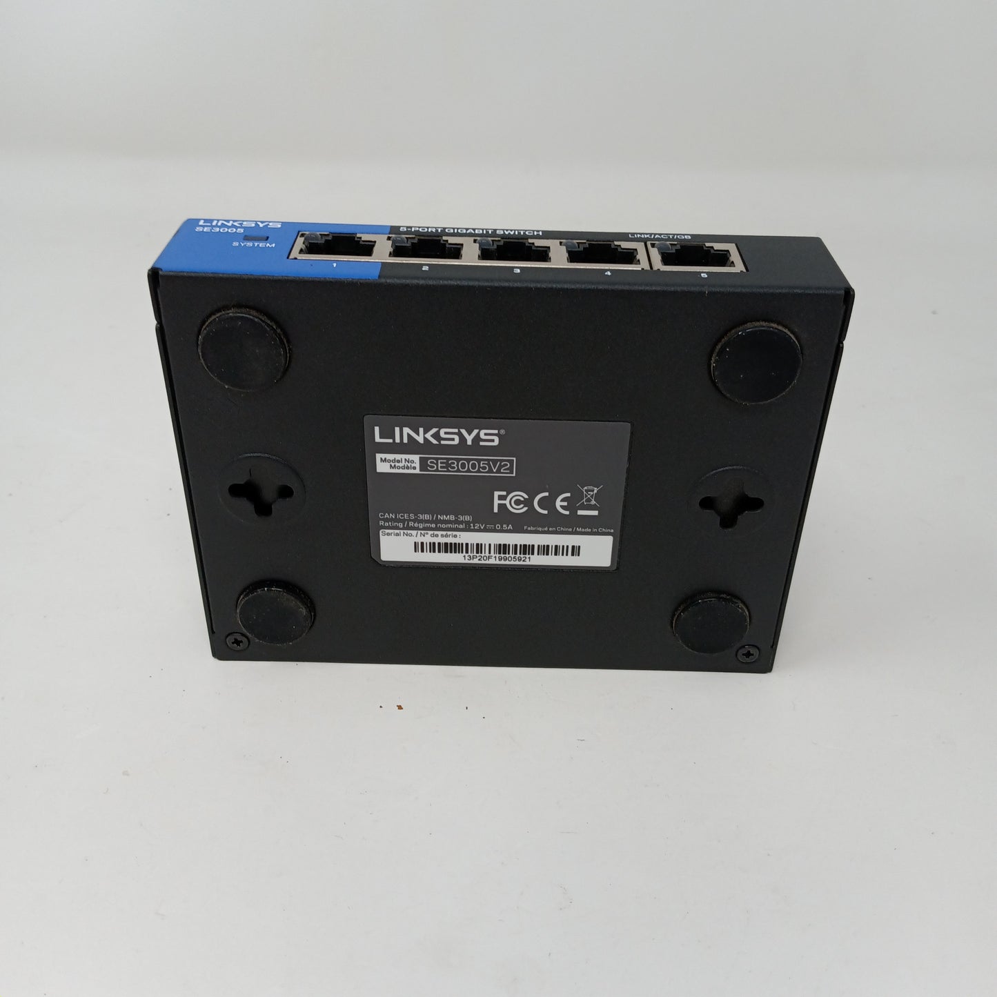 Linskys 5 Port Ethernet switch