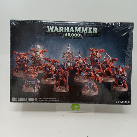 New Citidel WarHammer 40K 10X Miniatures Chaos Space Marine Squad