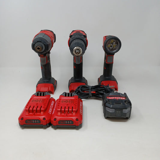 Craftsman CMCF800 20V 3-Tool Combo Kit