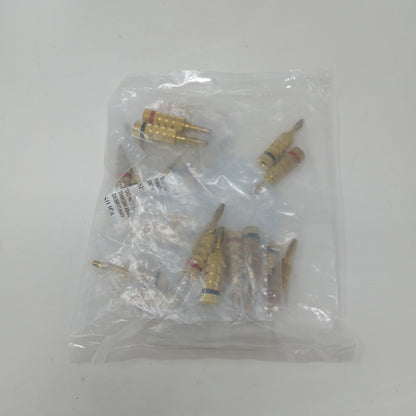 New Monoprice Gold plated Banana Plugs 21820