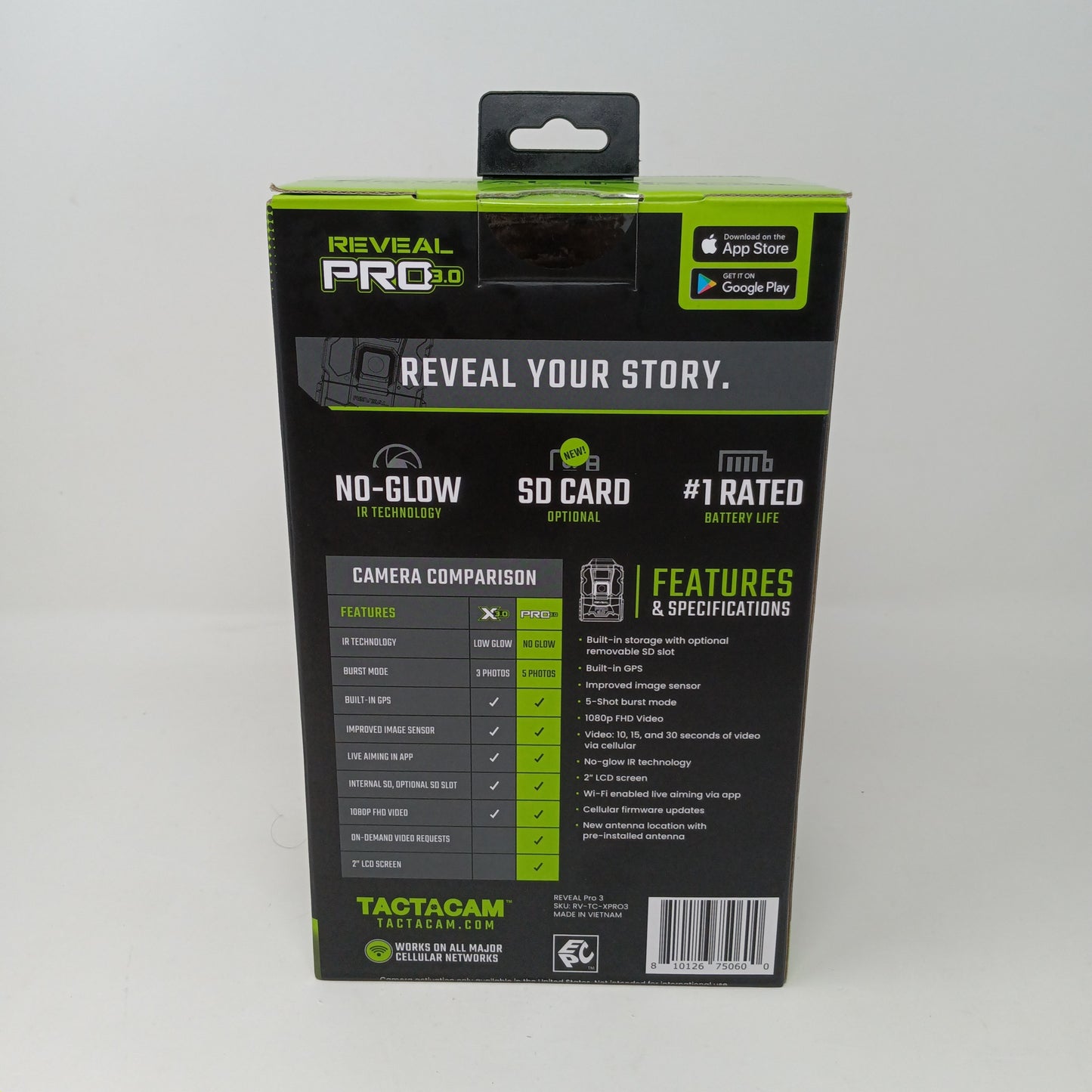 New Tactacam Reveal Pro 3 Trail Camera