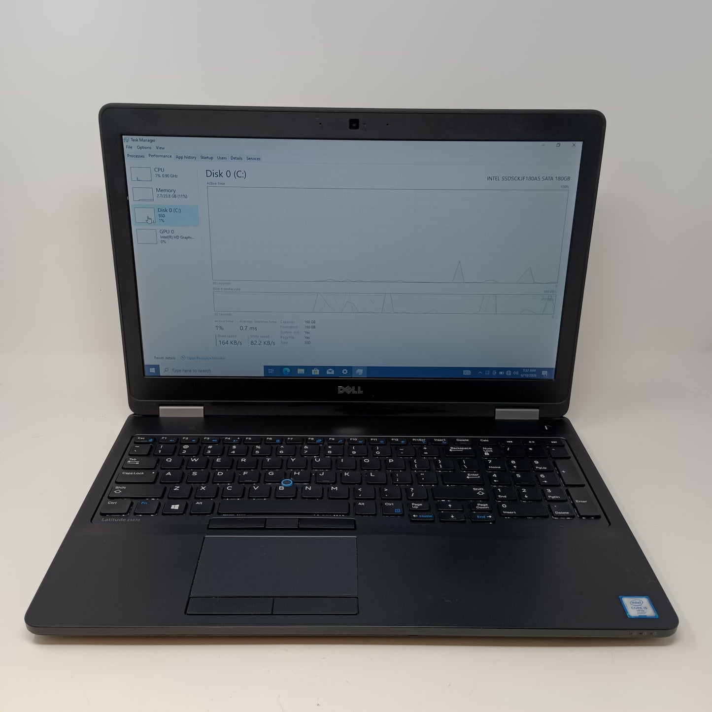 Dell Latitude E5570 15.6" i5 6300U 2.4GHz 24GB RAM 180GB SSD