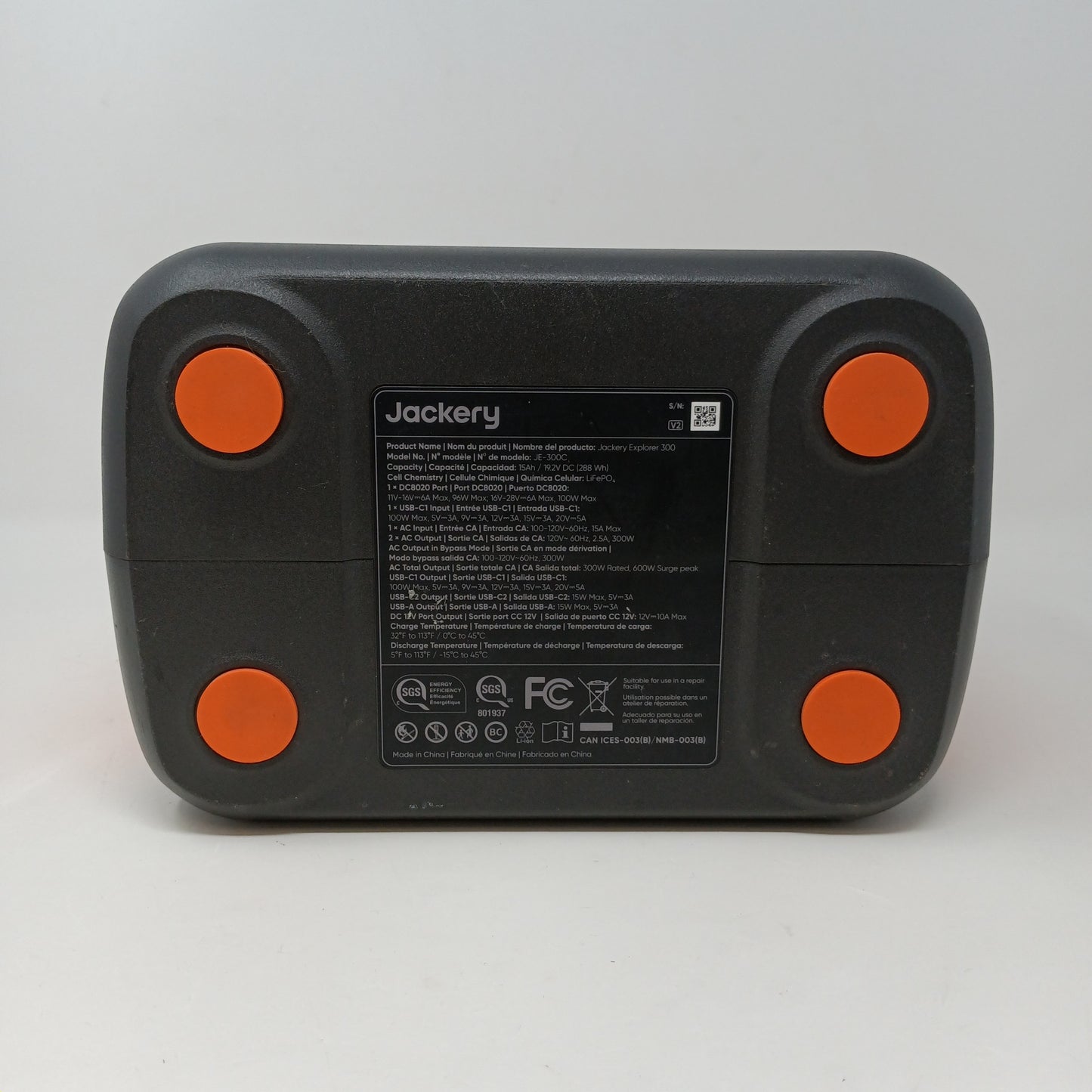 Jackery Solar Generator Explorer JE300C Plus Power Station 288Wh