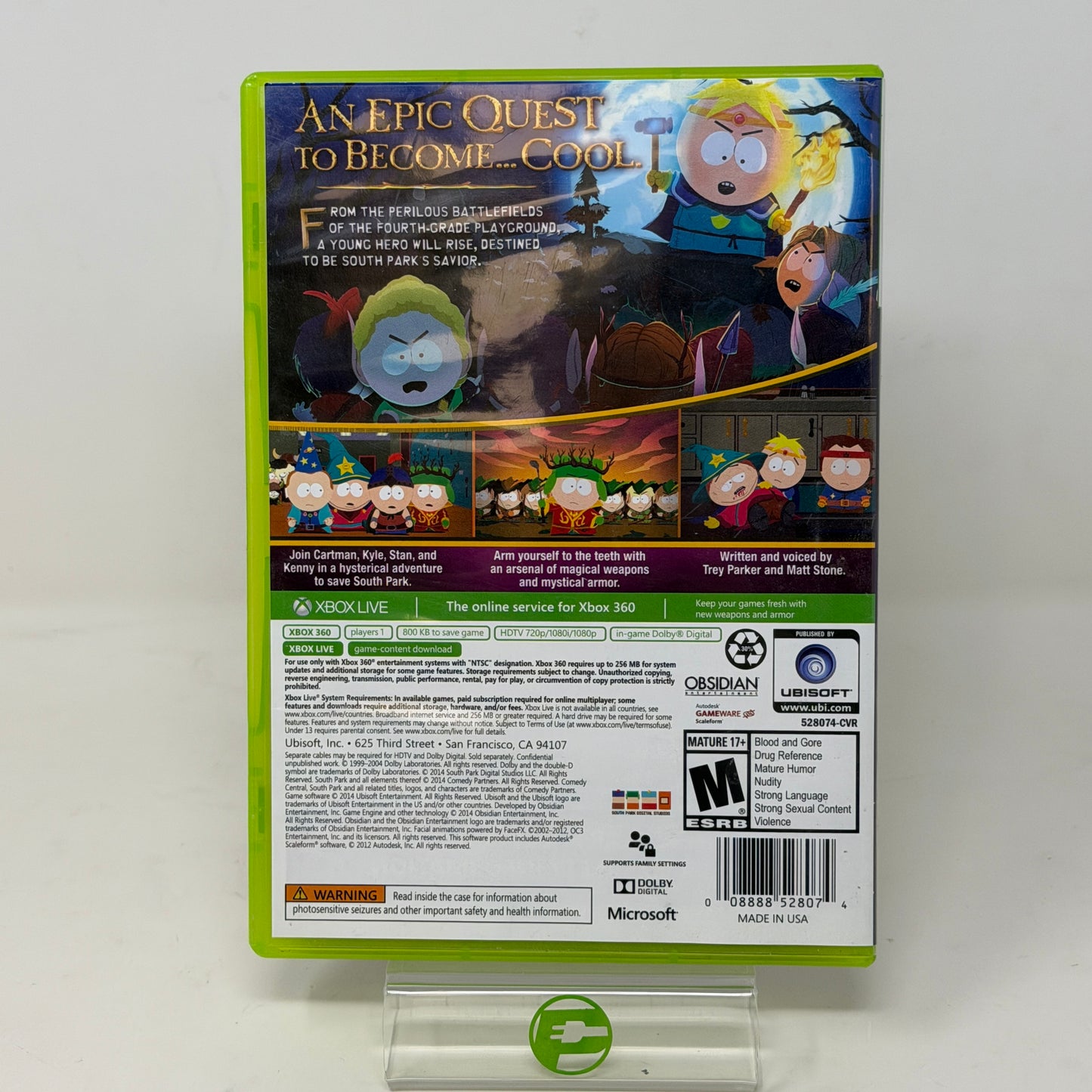 South Park: The Stick of Truth (Microsoft Xbox 360, 2014)
