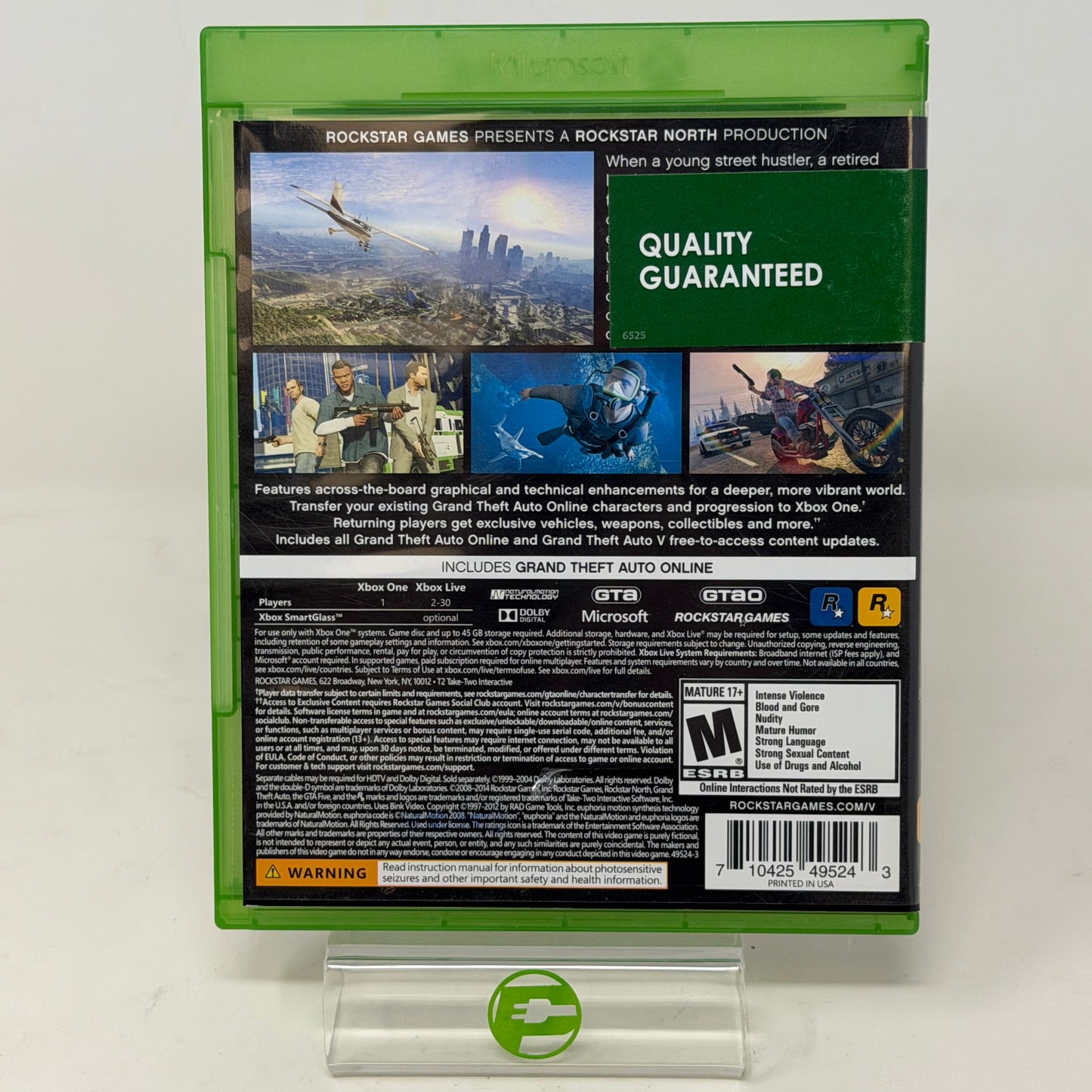 Grand Theft Auto V (Microsoft Xbox One, 2014)