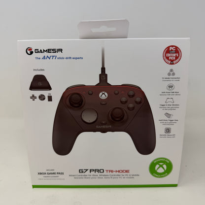 New GameSir G7 Pro Tri-Mode Wireless Controller Xbox Series X/S PC Android Ember