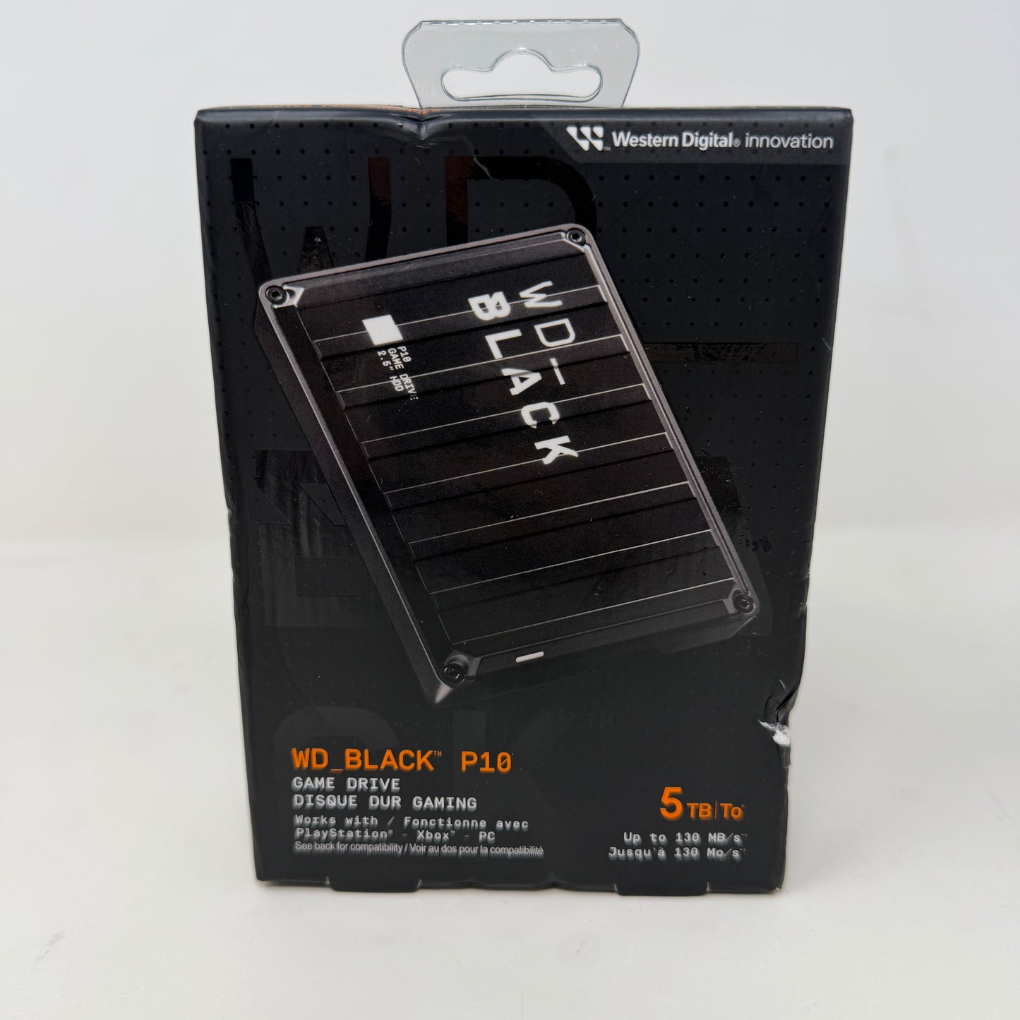 New WD External  P10 Game Drive 5TB USB 3.2 Gen 1 HDD WDBA3A0050BBK-WESN