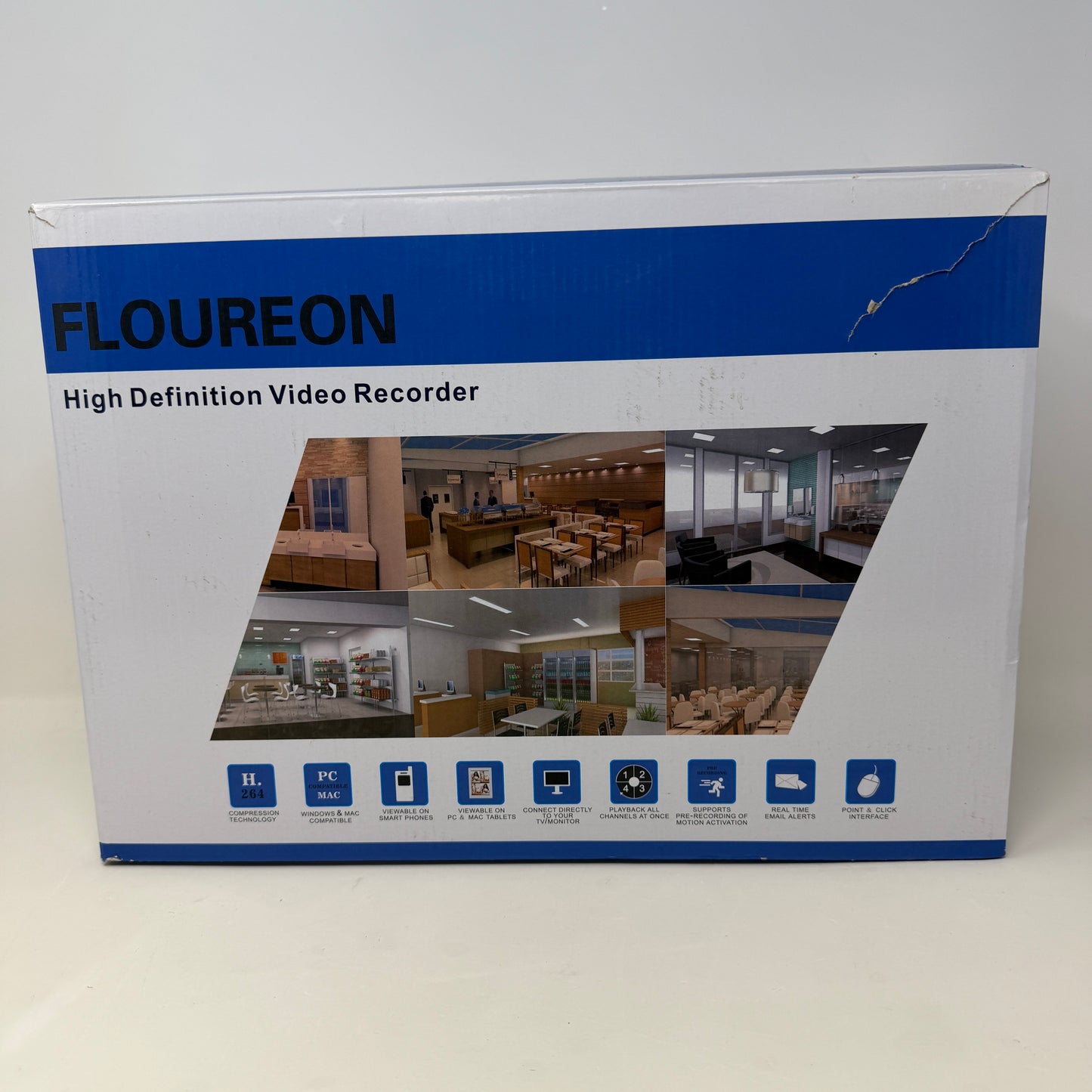 New Floureon H.264 Network/Higfh Definition Video Recorder K2308AX-H-Y03-4C