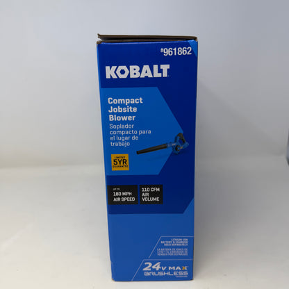 New Kobalt KJB 124B-03 24V Max Compact Jobsite Blower
