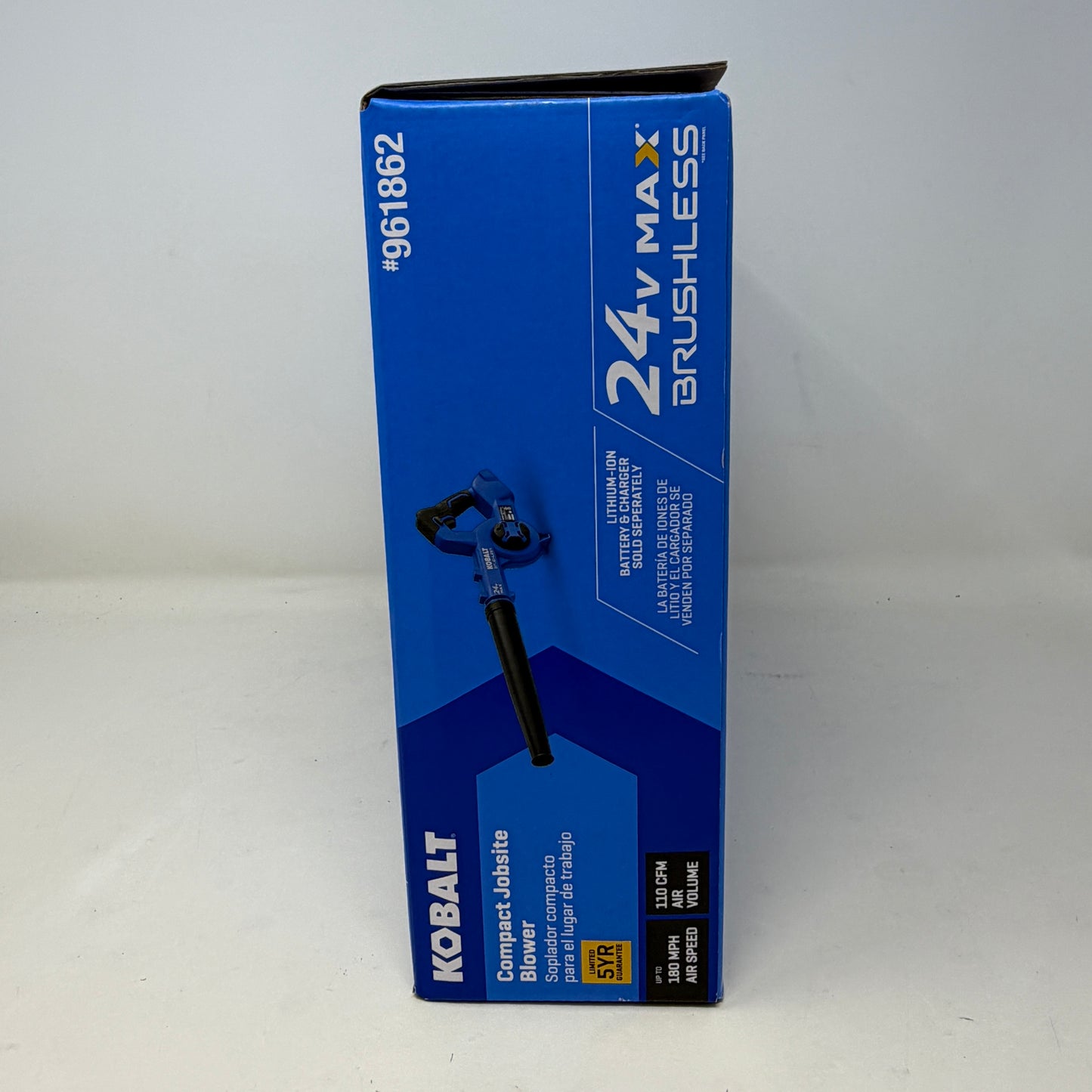 New Kobalt KJB 124B-03 24V Max Compact Jobsite Blower