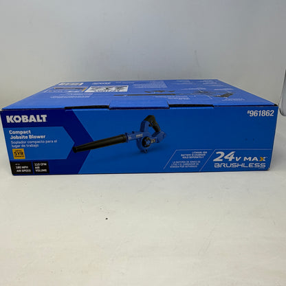 New Kobalt KJB 124B-03 24V Max Compact Jobsite Blower