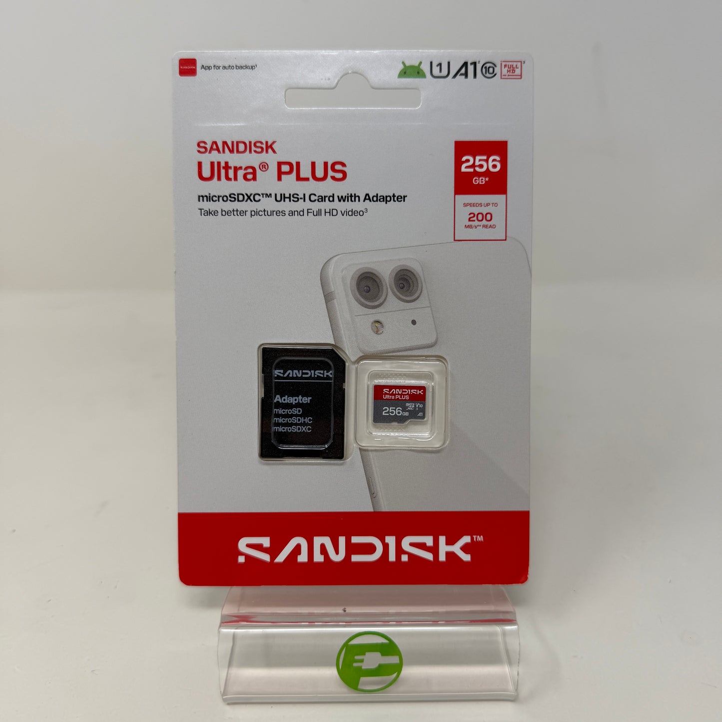 New SanDisk Ultra Plus 256GB 200MB/s High-Speed Memory Card FHD SDSQUBQ-256G-ATG