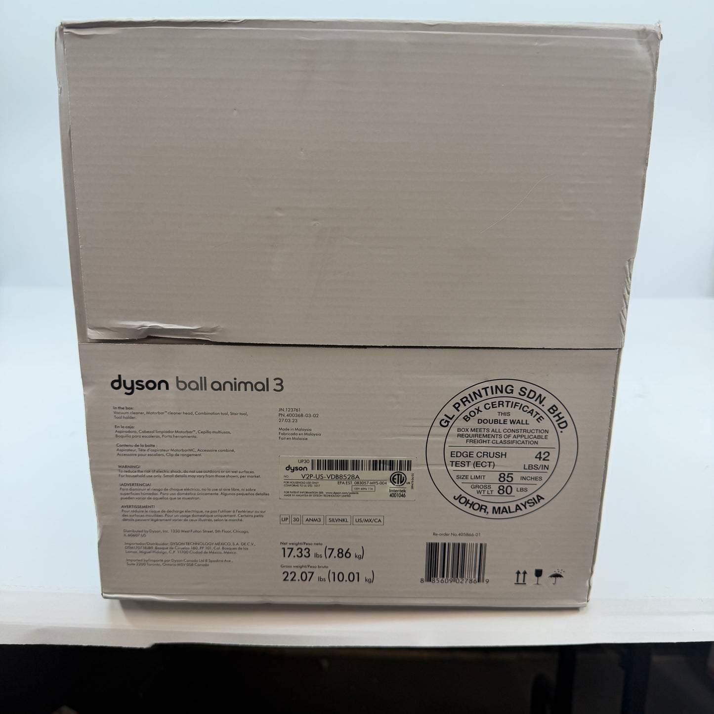 New Dyson Ball Animal 3 Bagless Corded Upright Vacuum Multicolor 405866-01
