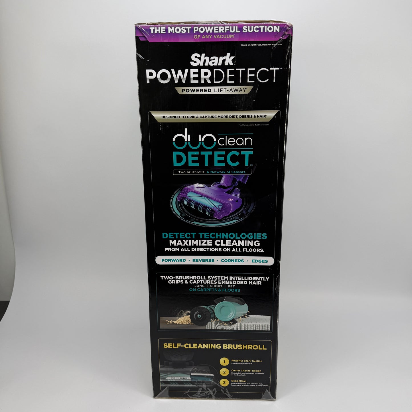 New Shark Powerdetect Bagless Corded Upright Vacuum Black AZ4002