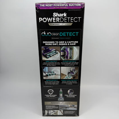 New Shark Powerdetect Bagless Corded Upright Vacuum Black AZ4002