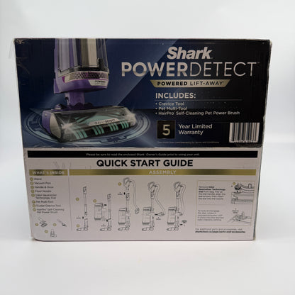 New Shark Powerdetect Bagless Corded Upright Vacuum Black AZ4002