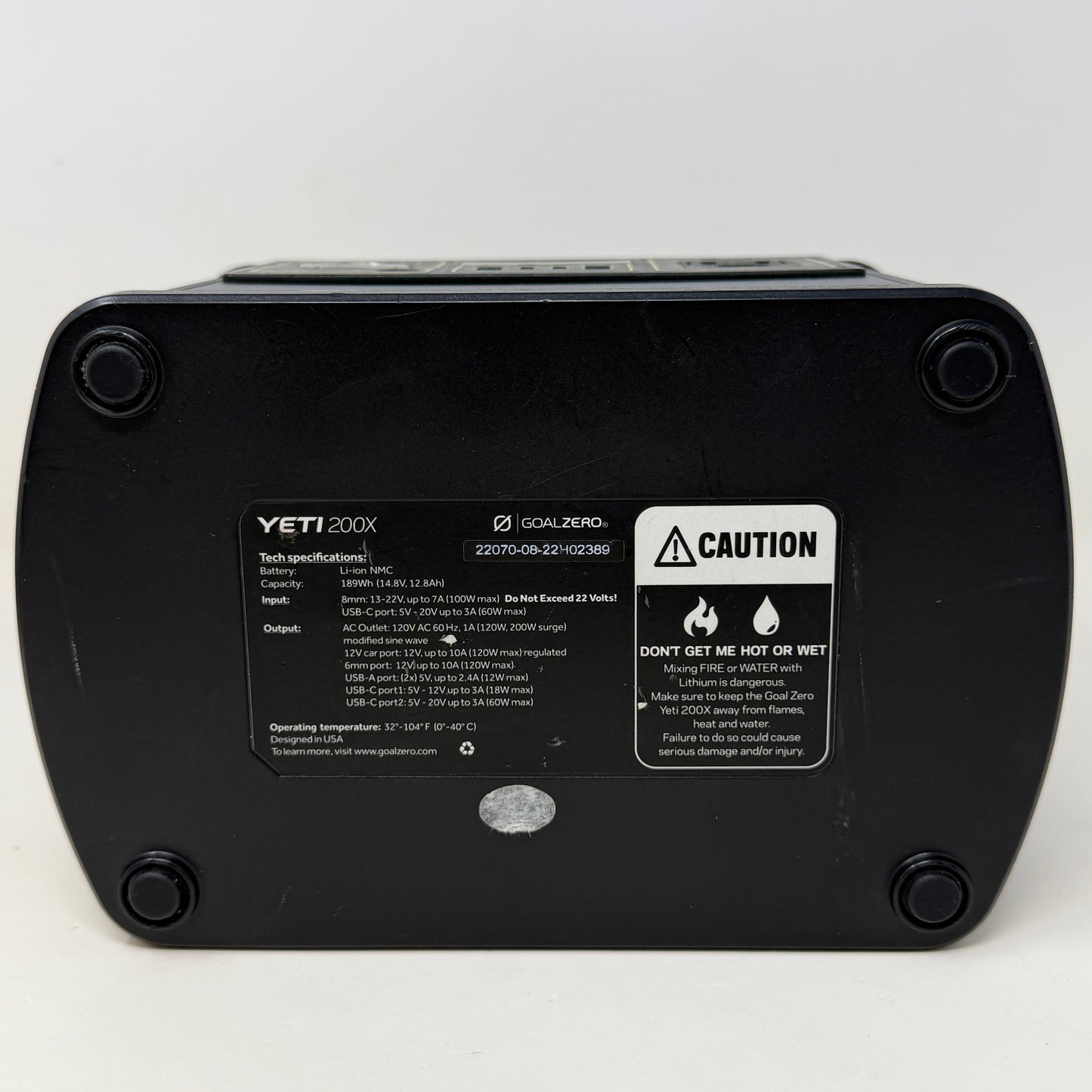 GoalZero Yeti 200X Portable Power Station 22070