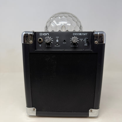 ION Audio House Party Bluetooth Speaker iPA18L Wireless Karaoke Machine Lights