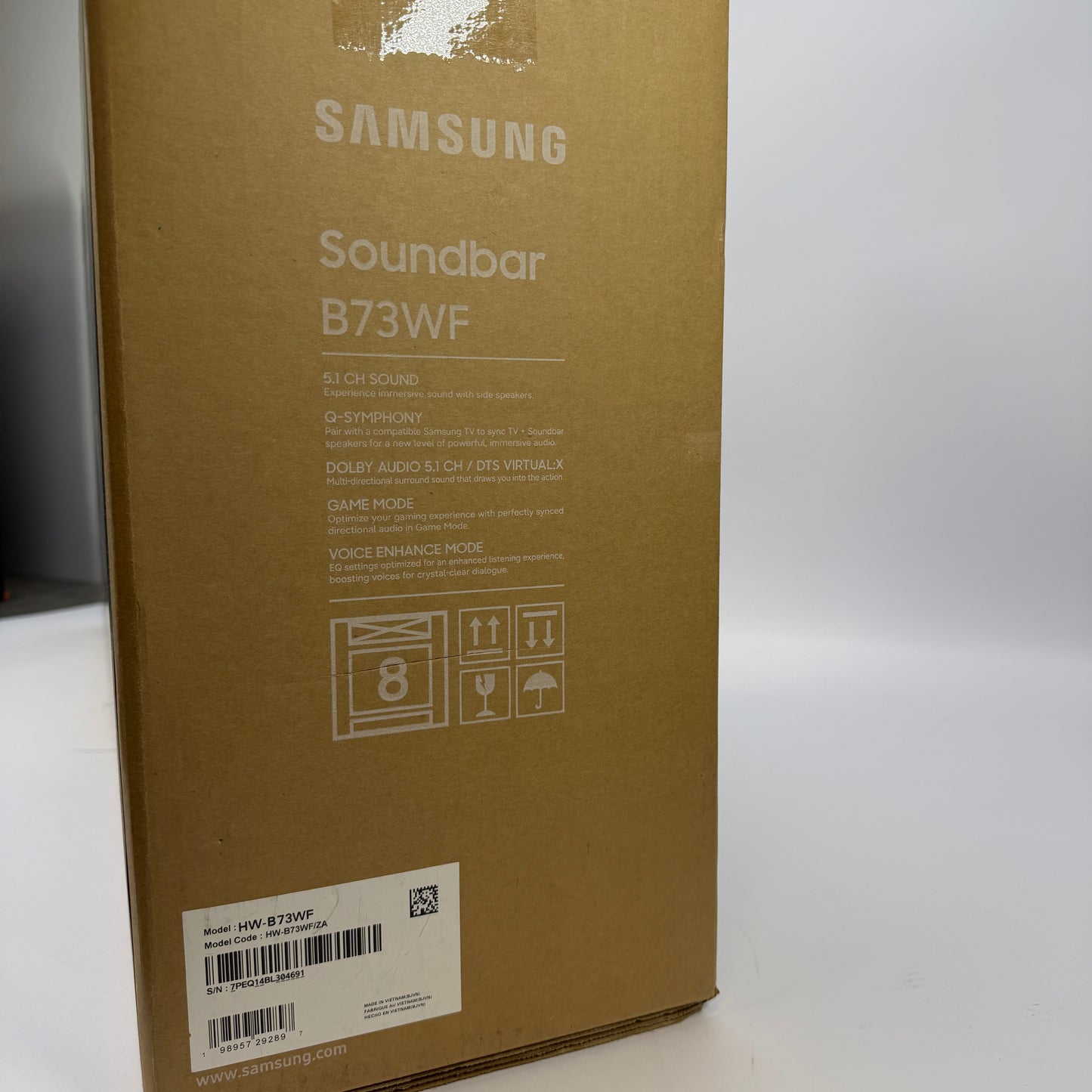 Samsung HW-B73WF 5.1 Ch Soundbar Wireless Subwoofer