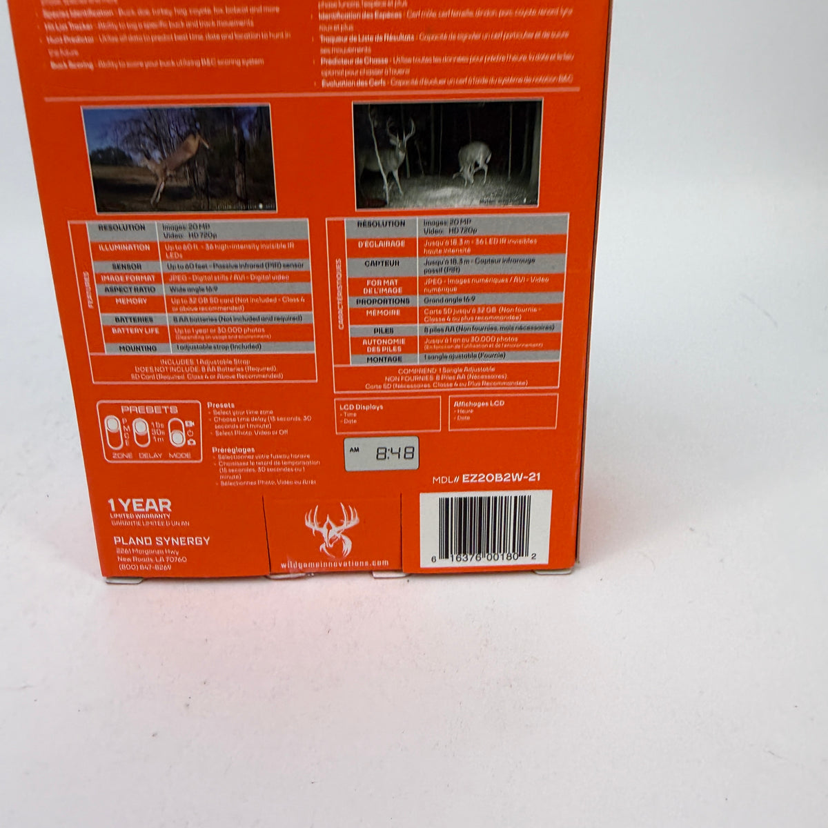 New Wildgame Innovations Switch Lightsout Trail Camera Game Cam 20MP EZ20B2W-21