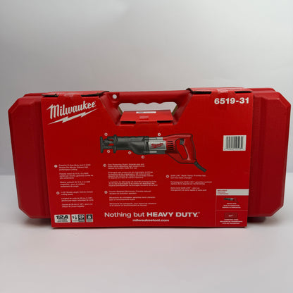 New Milwaukee 6519-31 12-Amp Corded Sawzall Reciprocating Saw