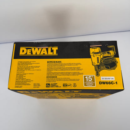 New DeWalt DW66C-1 15-Degree Coil Siding and Fencing Nailer