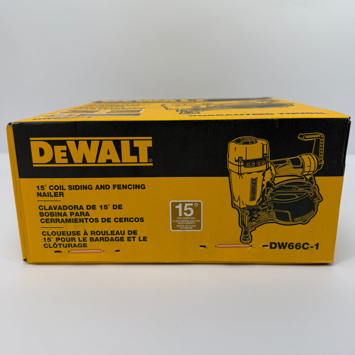 New DeWalt DW66C-1 15-Degree Coil Siding and Fencing Nailer