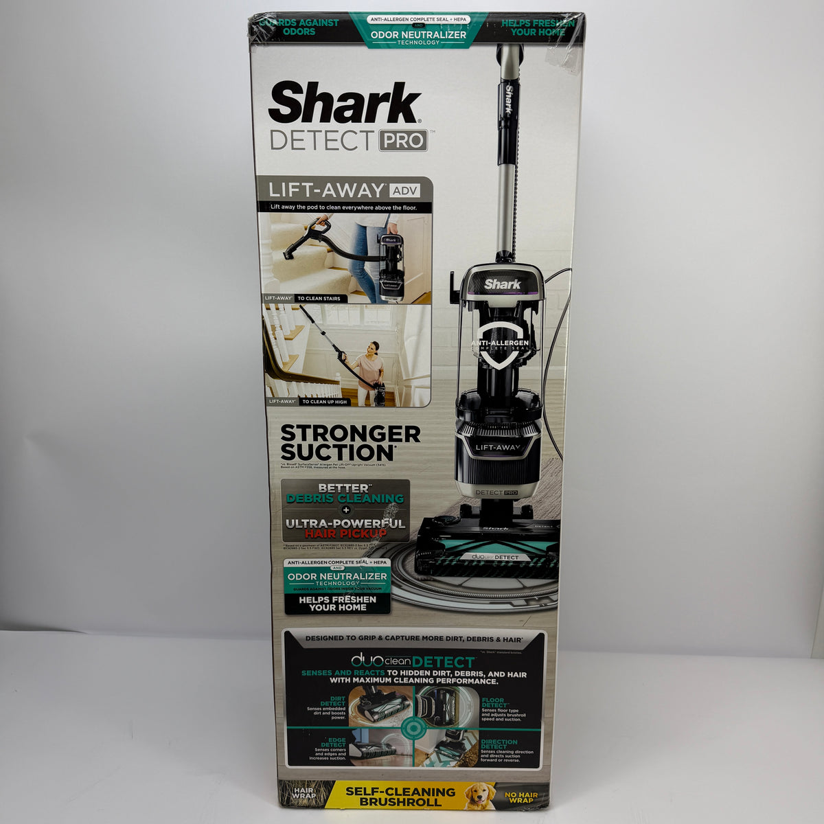 New Shark LA800 Detect Pro Upright Bagless Corded Vacuum Cleaner Black