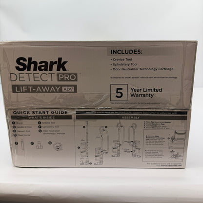 New Shark LA800 Detect Pro Upright Bagless Corded Vacuum Cleaner Black