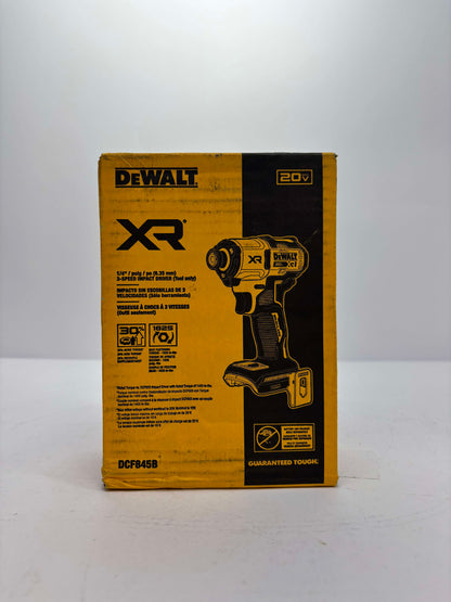 New Dewalt 20v Max Xr 1/4" 3-Speed Impact Driver DCF845B