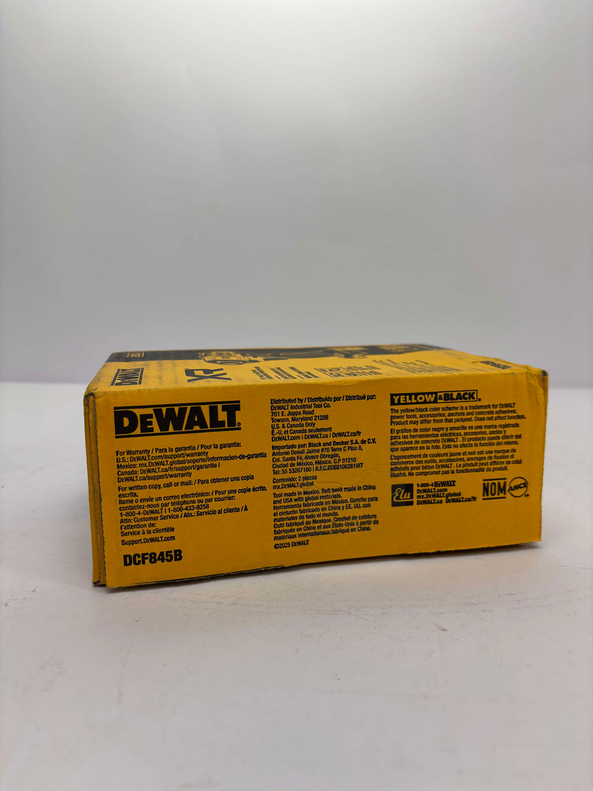New Dewalt 20v Max Xr 1/4" 3-Speed Impact Driver DCF845B