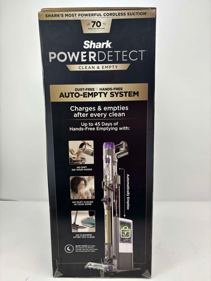 New Shark Cordless PowerDetect Clean & Empty System Stick Vacuum IP3251