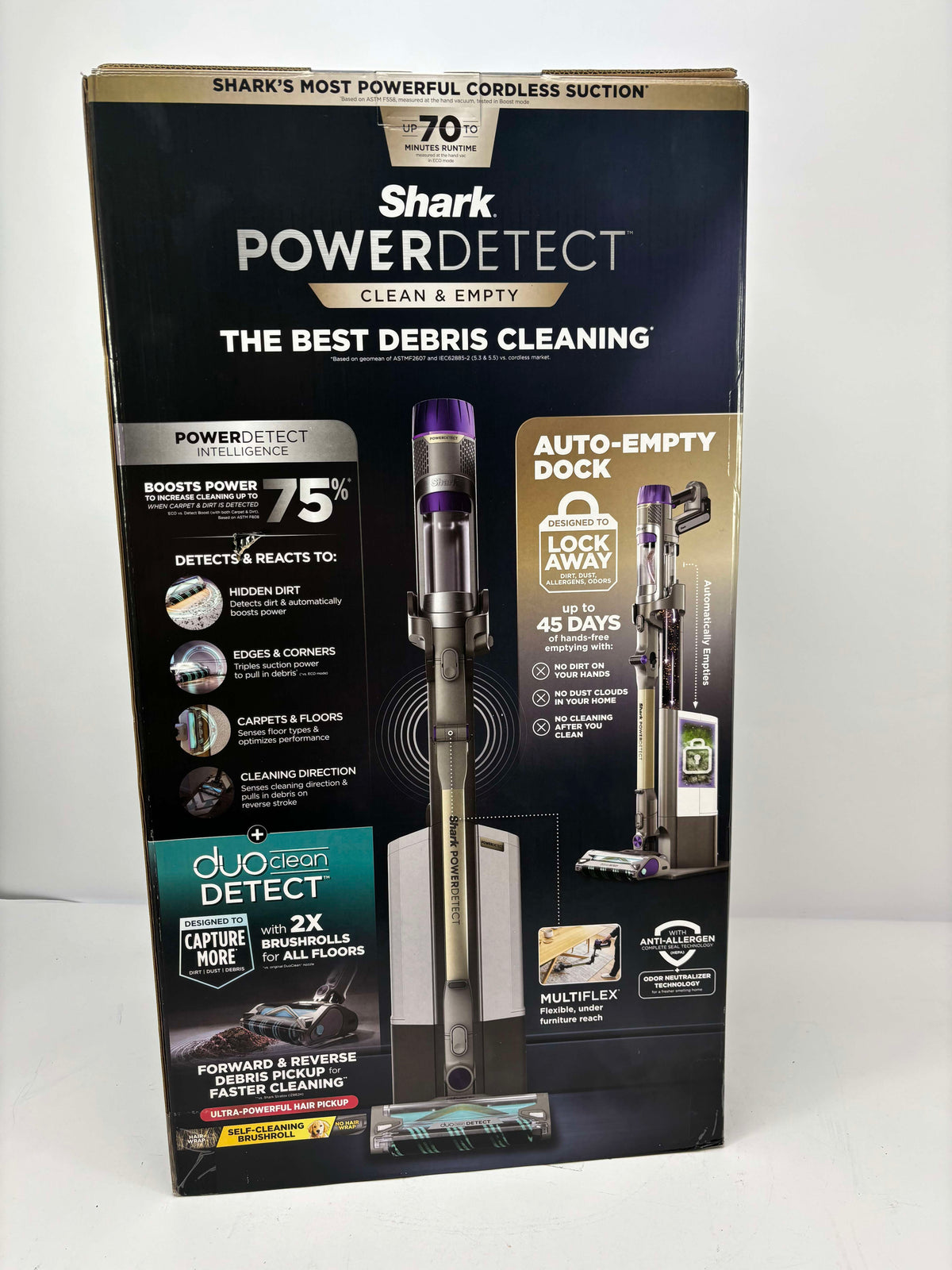 New Shark Cordless PowerDetect Clean & Empty System Stick Vacuum IP3251